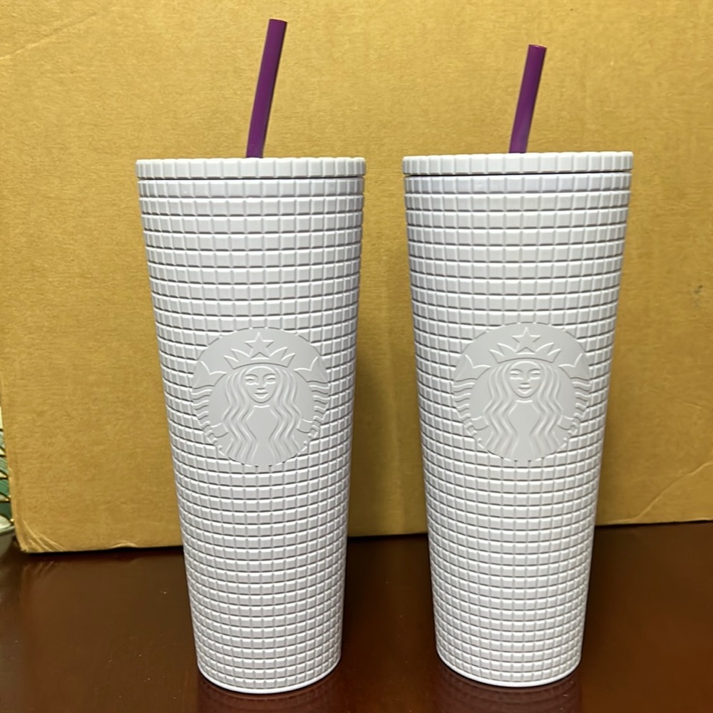 Starbucks lilac studded tumbler
